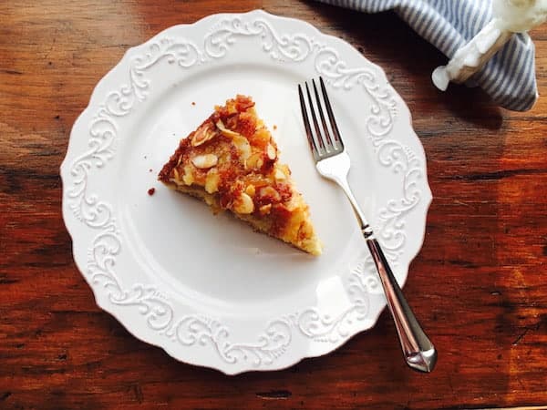 Have a slice of Gluten Free Banana Almond Cake.