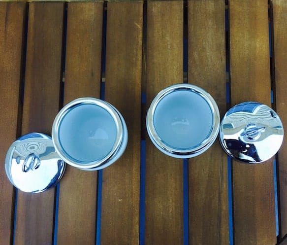 Egg Coddlers from the top
