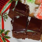 Three Layer Mint Brownies