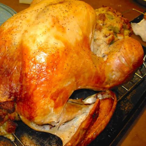 Traditional Sage Stuffing tastes best when cooked in the bird.