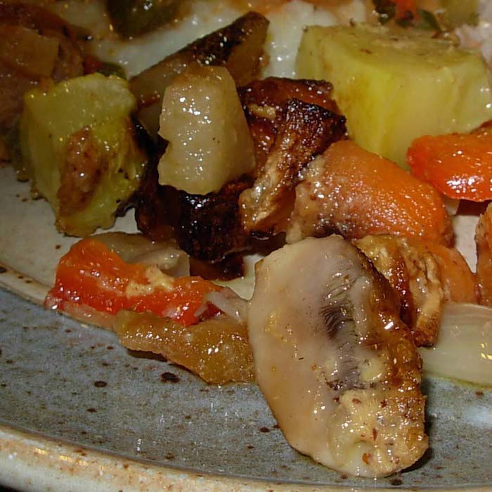 Roasted Vegetables are ever so good.
