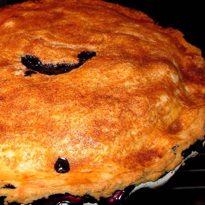 Don's Blueberry Pie. Traditional. Scrumptious. Easy.