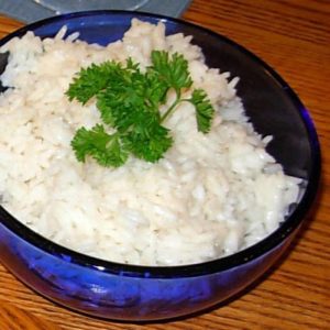 Coconut Basmati Rice tastes great and is so easy.