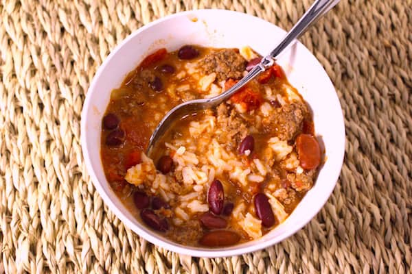 Coconut Chili. Coconut Basmati Rice added to Chili totally changes the flavor. It's SO good.