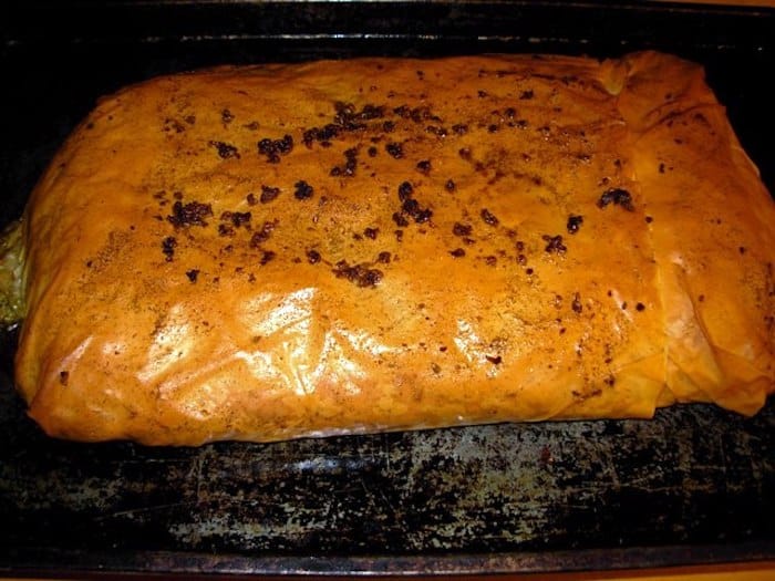 Mushroom Cheese Vegetable Strudel (Mushroom Strudel)