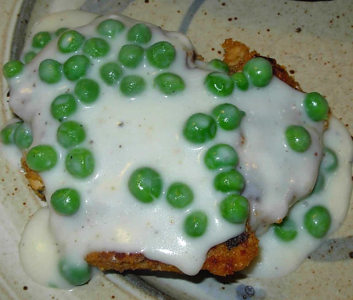 White Gravy Creamed Peas