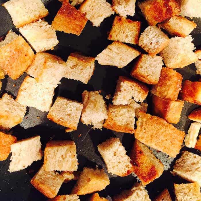 Homemade Croutons. You'll never eat store-bought again.