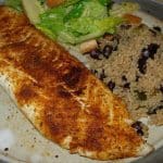 Cajun Talapia is a tasty way to eat the mild whitefish.