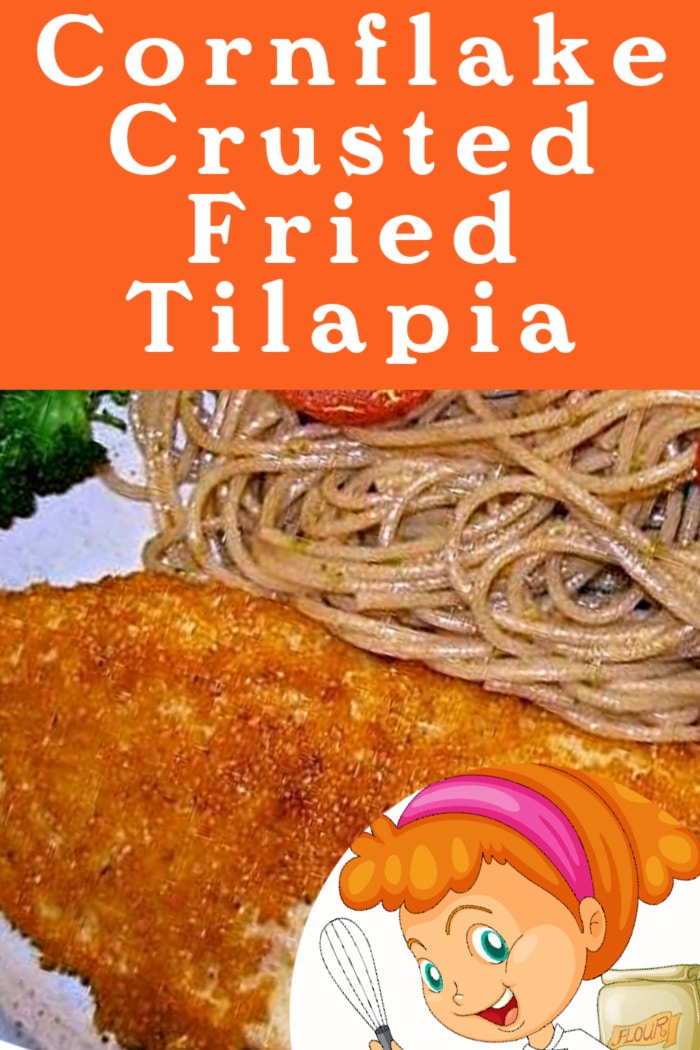 cornflake crusted fried tilapia