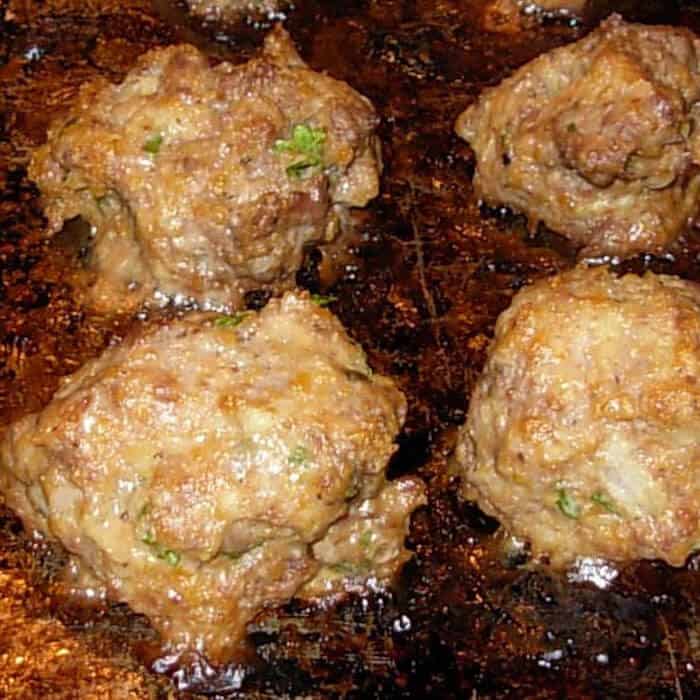 Minty Greek Meatballs are a refreshing change. You will love these kabobs.