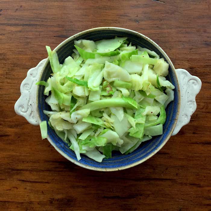 Northern Fried Cabbage can be made crispy or soft. Your choice.