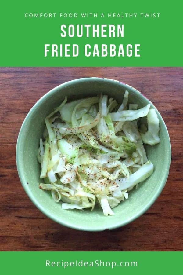 What's the secret ingredient in most Southern recipes? It makes this Southern Fried Cabbage so tasty. #southernfriedcabbage #friedcabbagerecipe #southerncabbagerecipe #sautéedSoutherncabbage