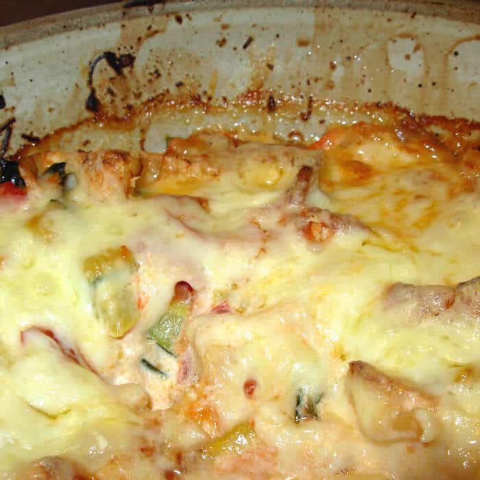 Tortilla Casserole. If you like cheese, you will probably like this recipe!