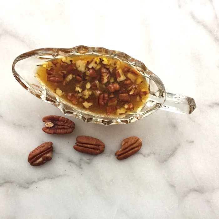 Molasses Honey Vinaigrette & Pecans