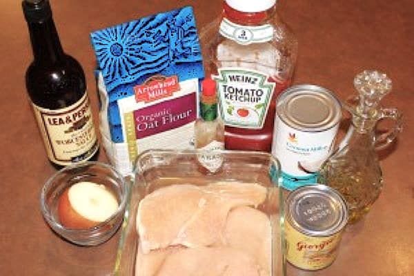 ingredients for gluten free chicken stroganoff 1