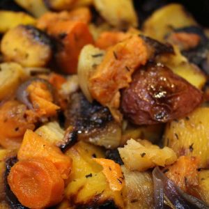 Smoky Maple Root Veggies makes a terrific side dish or even a main dish.