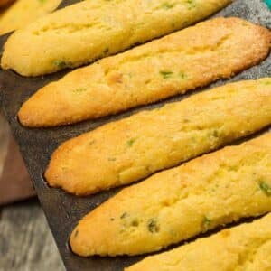 Homemade cornbread sticks