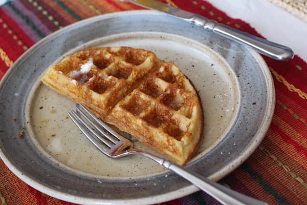 Delicious, Light Fluffy Gluten Free Waffles. These are so good, no one will be able to tell they are gluten free.