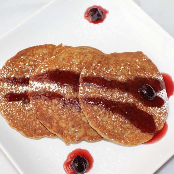 Gluten Free Buckwheat Pancakes. Good for you. Low in calories. Naturally gluten-free.