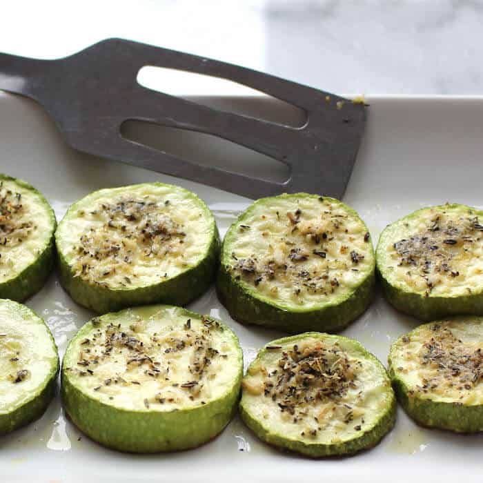 Grilled Italian Zucchini Parmesan
