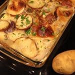 Scalloped Potatoes with Thyme are so good.