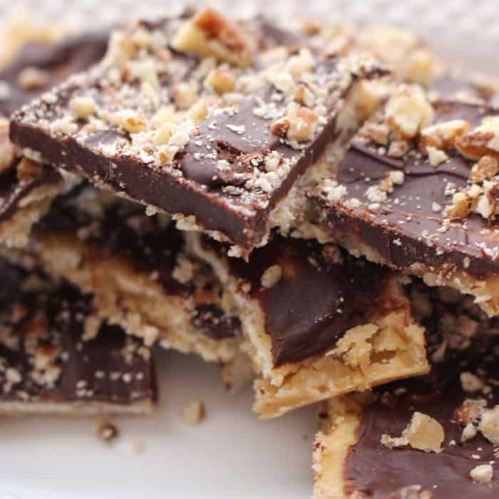 Easy Gluten Free Chocolate Toffee Candy