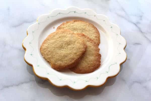 Gluten Free Danish Sugar Cookies, made with 2 cups of flour.
