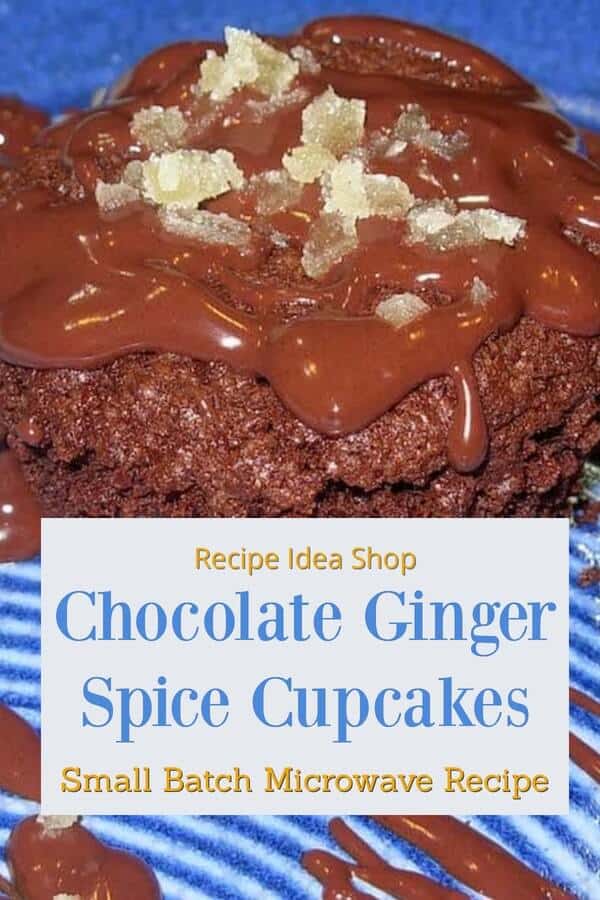 Debby Maugans' Chocolate Ginger Cupcake Recipe. Perfect combo of ingredients.#chocolategingercupcakes #chocolatecupcakes #cupcakerecipes #cake #dessertrecipes #recipes #comfort food #recipeideashop