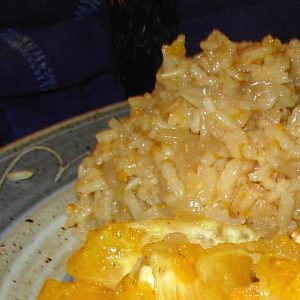 How about a simple 35-minute delicious Orange Rice Pilaf for supper?