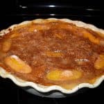 Have you ever made a peach pie with canned peaches? Yum!