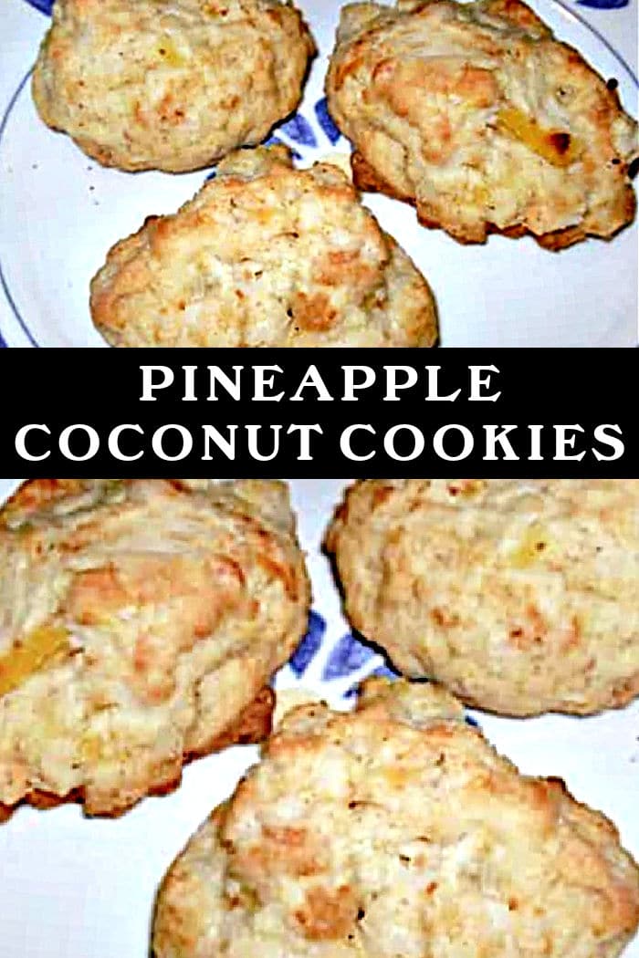 HOW TO MAKE PINEAPPLE COCONUT COOKIES