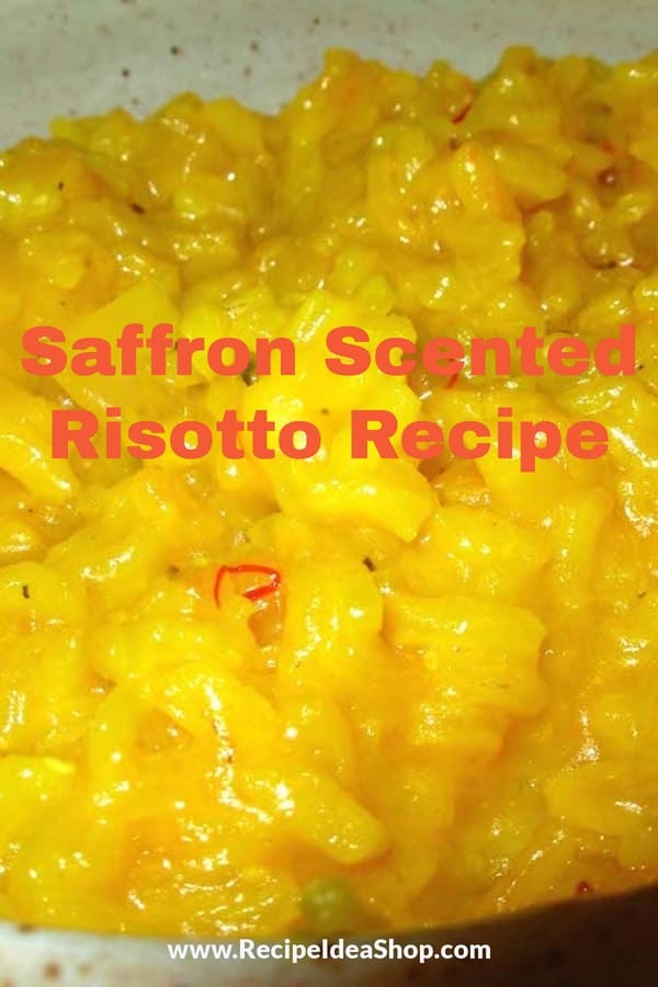 yellow saffron risotto rice
