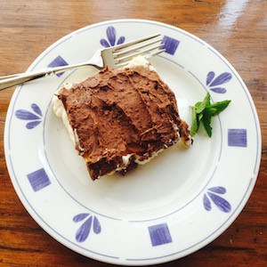 Chocolate Eclaire Cake
