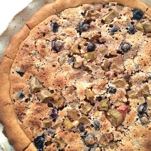 Blueberry Rhubarb Pie