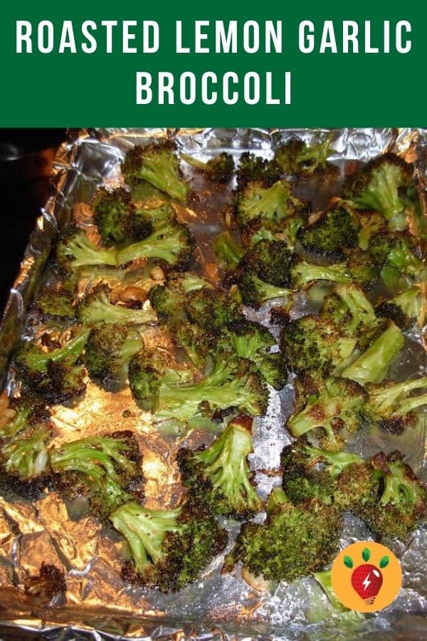 Roasted Lemon Garlic Broccoli. Easy 25-minute recipe. You know you want some. #roastedlemongarlicbroccoli #broccoli #broccolirecipes #roastedvegetables #recipes #glutenfree #health #recipeideashop