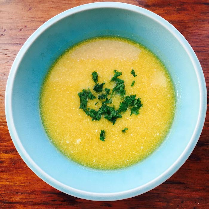 Vegan Gluten Free Butternut Squash Soup is packed with flavor and has a little bit of kick to it.
