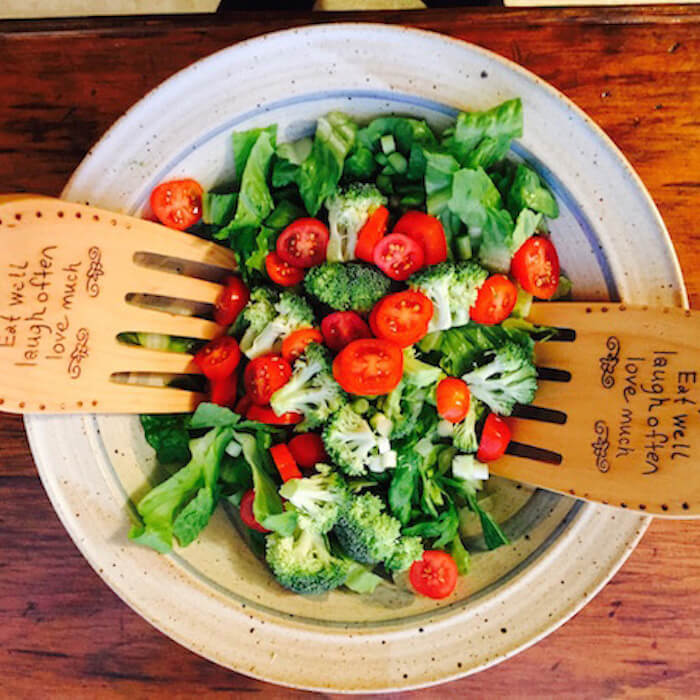 Green Salad (AKA traditional tossed salad)
