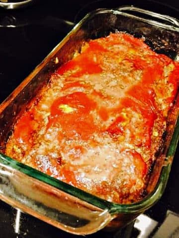 Grandma's ground beef meatloaf