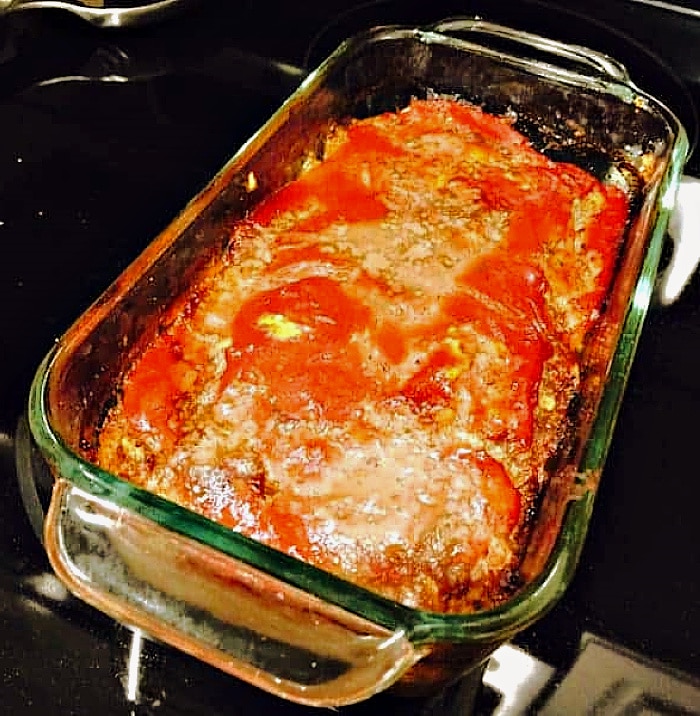 Grandma's ground beef meatloaf