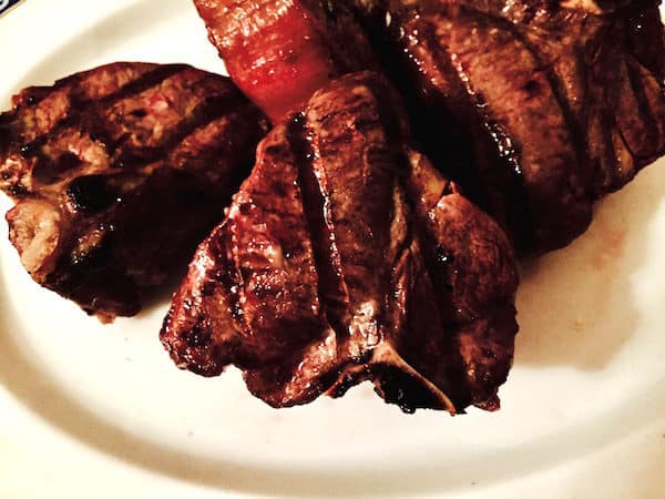 Grilled Lamb Chops (Medium Rare)
