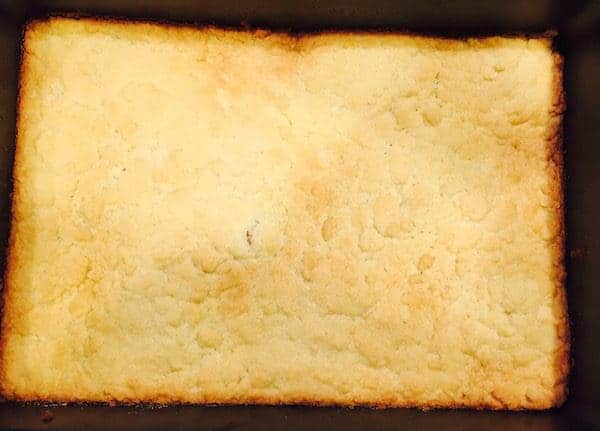 Shortbread cookie crust