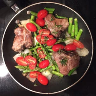 Lamb Asparagus Supper