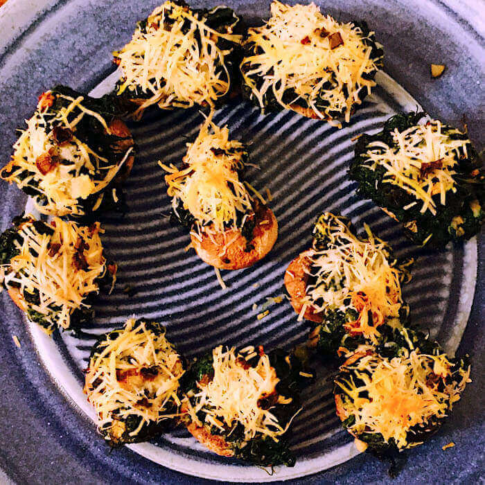 Spinach Stuffed Mushrooms, so delicious.