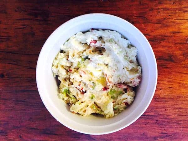 Colcannon, a traditional Irish food.