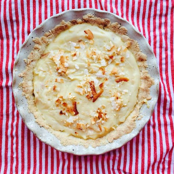 Easy and tasty, this Coconut Cream Pie is gluten free.