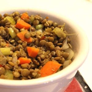 French Green Lentils are firm and flavorful.