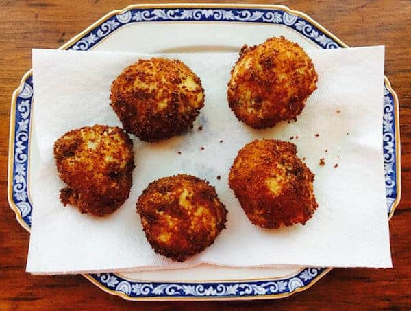 Crispy Sausage Rice Balls