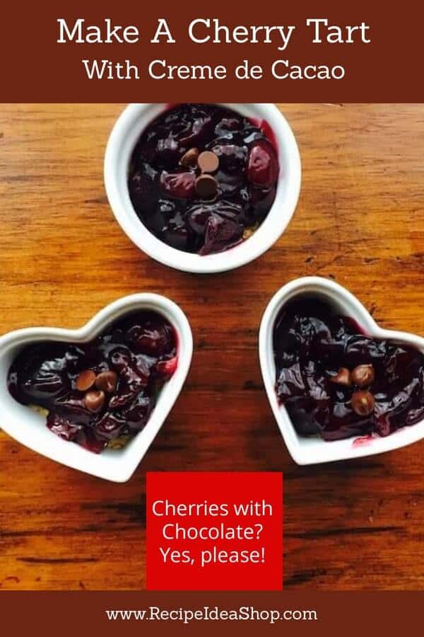 Gluten Free Cherry Tart (with Cacao). Oh my! #glutenfreecherrytart #glutenfree #chocolatecherrytart #chocolaterecipes #cherrypie #recipe #recipeideashop