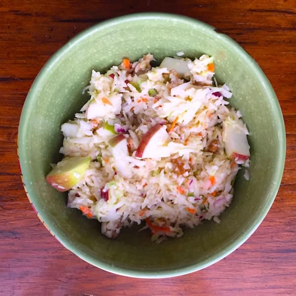 Apple Walnut Coleslaw