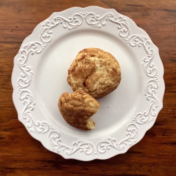 Gluten Free Snickerdoodle Cookies.